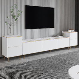 Hanah Home Imaj - Marble, White